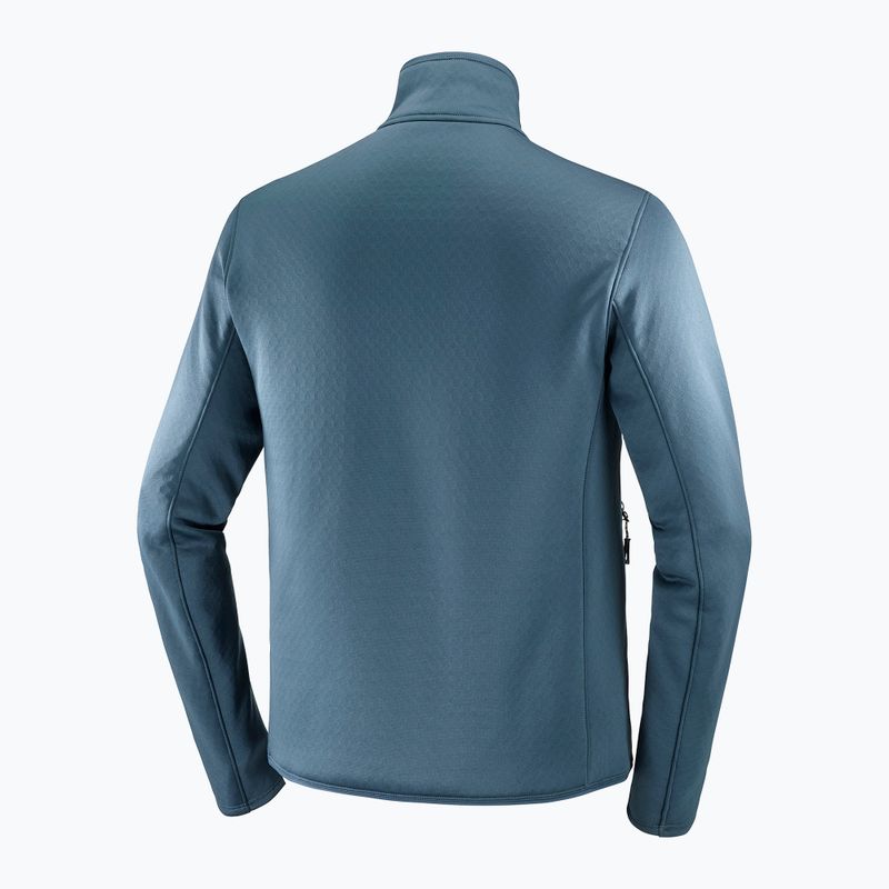 Pánska trekingová mikina Salomon Essential Midwarm Fz midnight navy 7