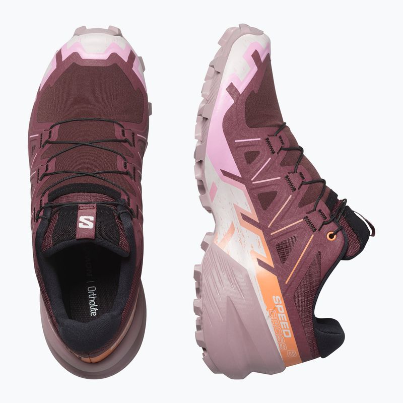 Dámske bežecké topánky Salomon Speedcross 6 catawba grape/papaya/deauville mauve 13