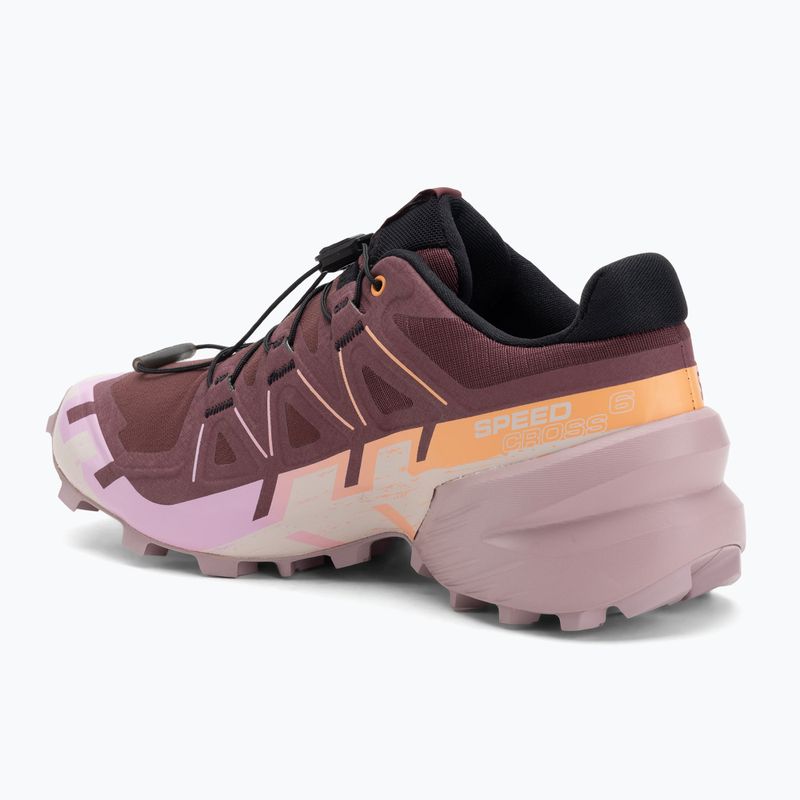 Dámske bežecké topánky Salomon Speedcross 6 catawba grape/papaya/deauville mauve 3