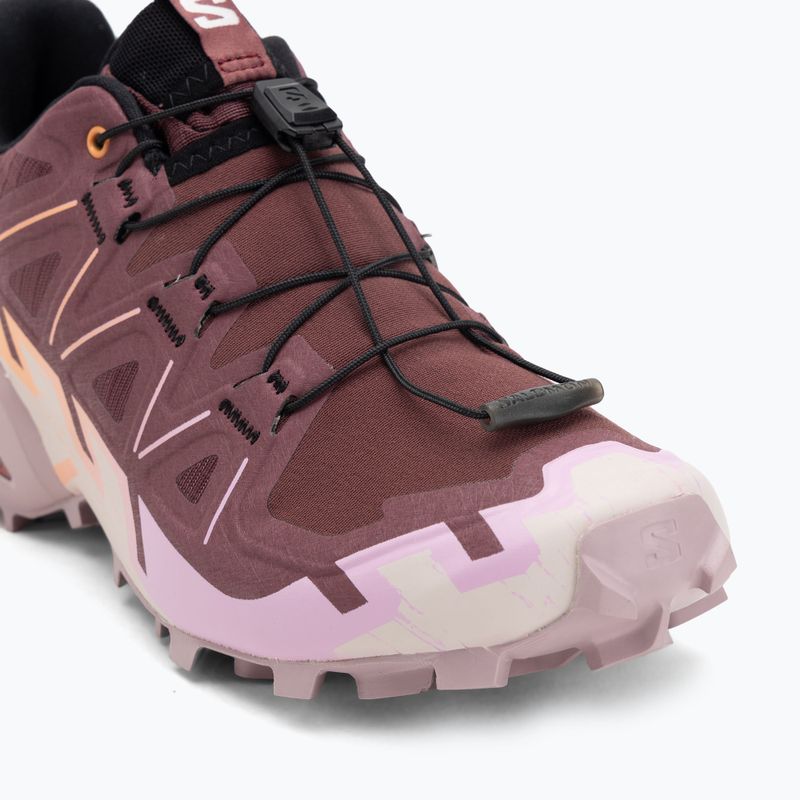 Dámske bežecké topánky Salomon Speedcross 6 catawba grape/papaya/deauville mauve 7