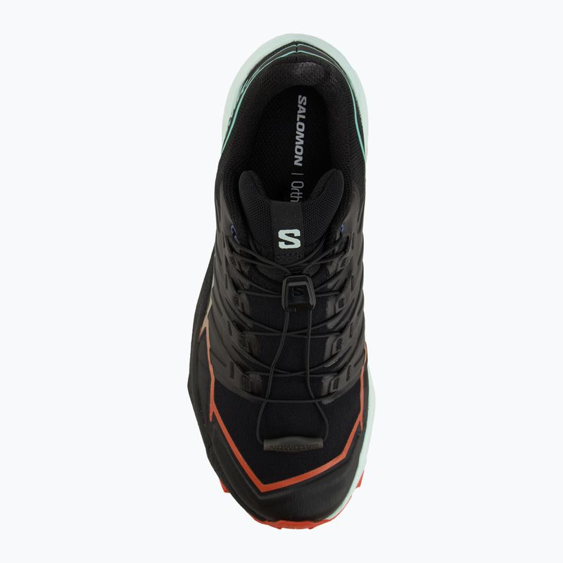 Dámske bežecké topánky Salomon Thundercross black/cherry paradajka/electric green 5