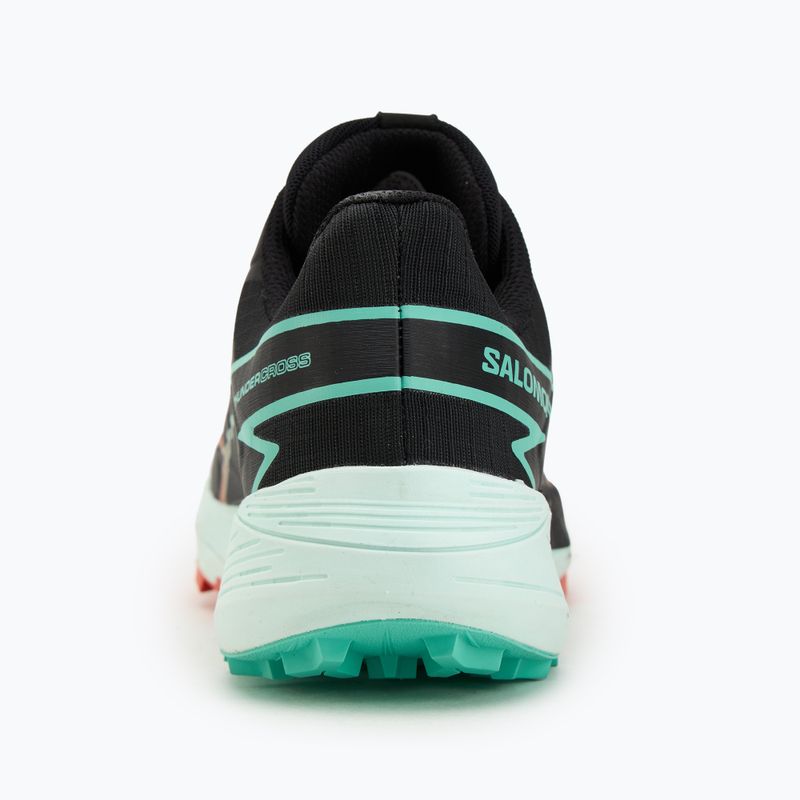 Dámske bežecké topánky Salomon Thundercross black/cherry paradajka/electric green 6