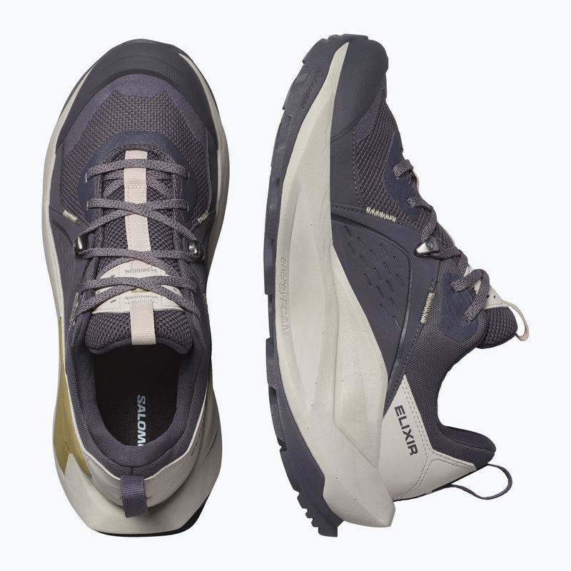 Dámske turistické topánky Salomon Elixir GTX 9 nine iron/silver cloud/sponge 13