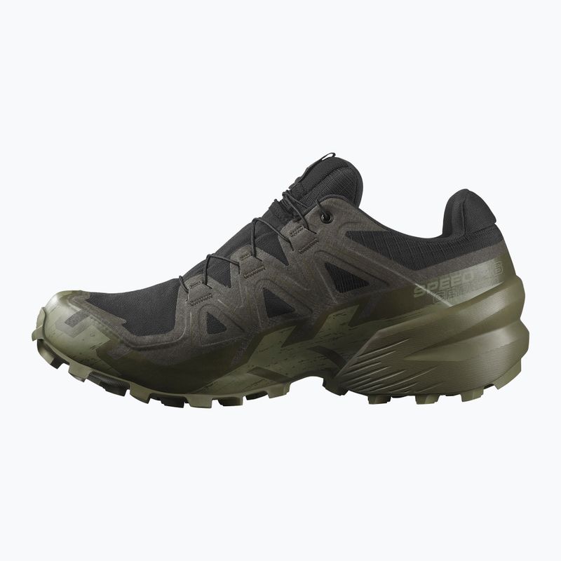 Pánske bežecké topánky Salomon Speedcross 6 GTX black/peat/deep lichen green 3