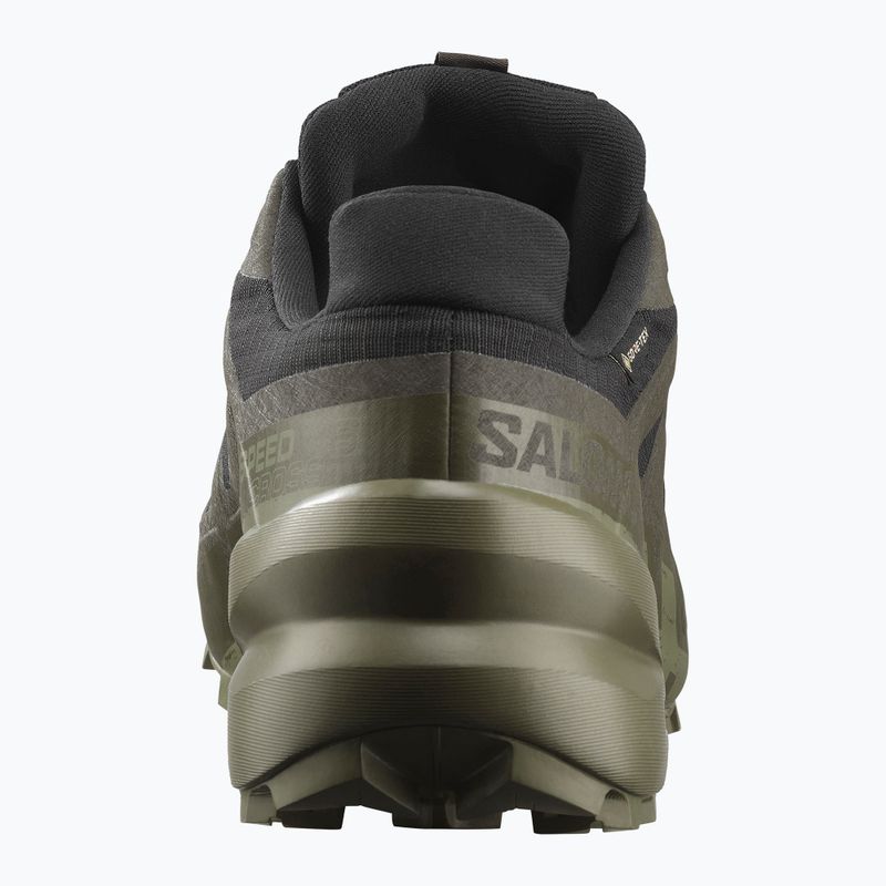 Pánske bežecké topánky Salomon Speedcross 6 GTX black/peat/deep lichen green 4