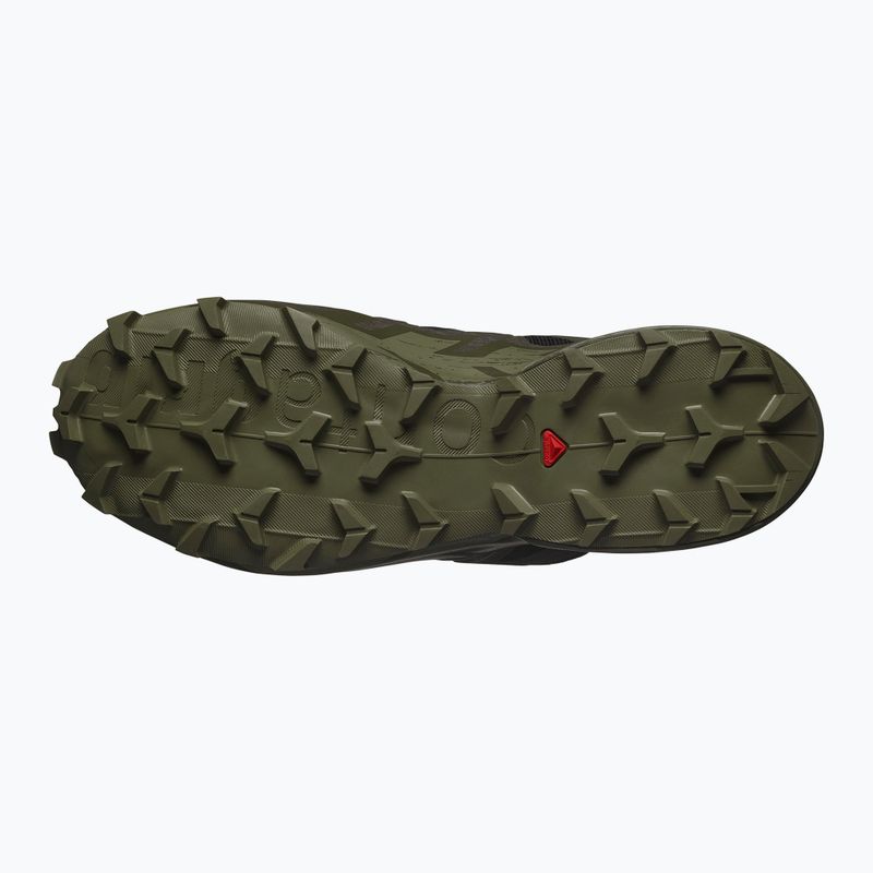 Pánske bežecké topánky Salomon Speedcross 6 GTX black/peat/deep lichen green 5