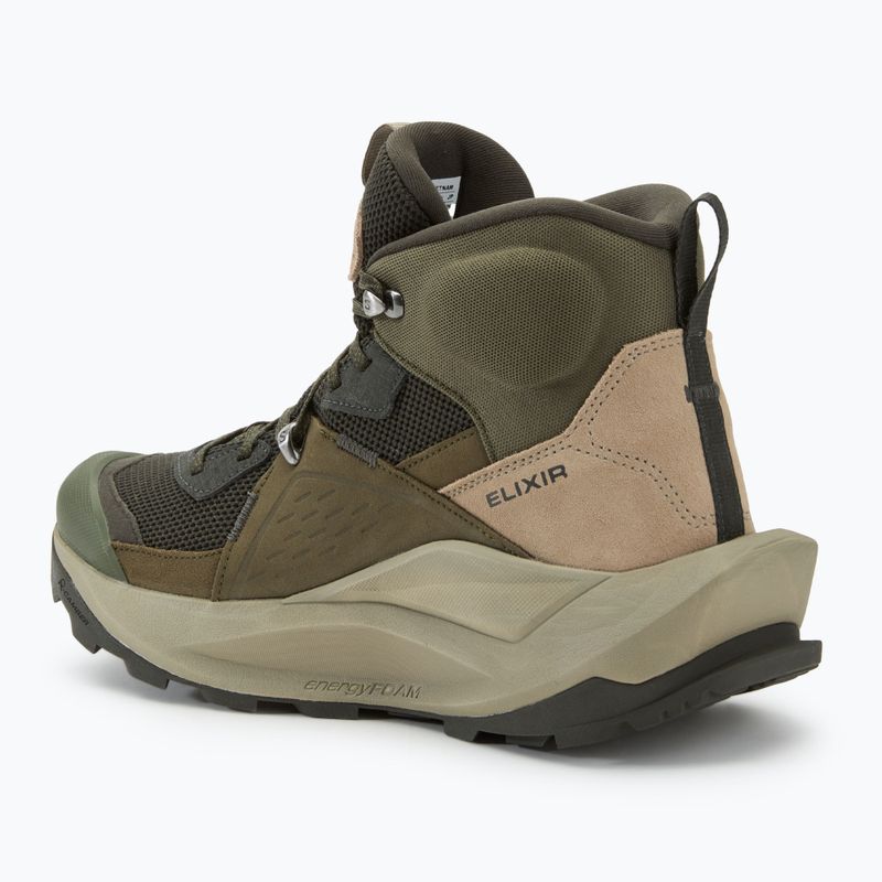 Pánska turistická obuv Salomon Elixir Mid GTX peat/vintage khaki/castlerock 3