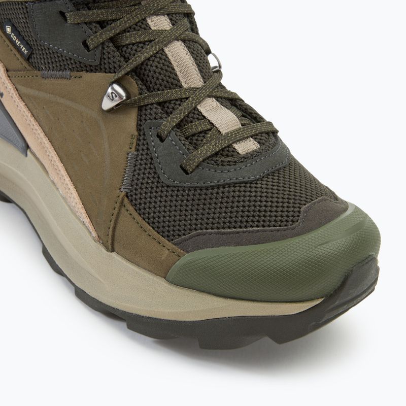 Pánska turistická obuv Salomon Elixir Mid GTX peat/vintage khaki/castlerock 7