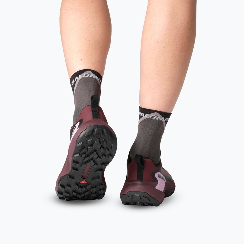 Dámske bežecké topánky Salomon Genesis GTX rose taupe/black orchid/bouquet 15