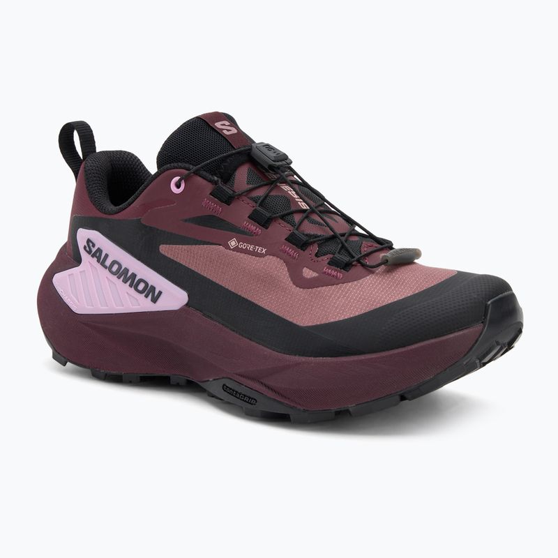 Dámske bežecké topánky Salomon Genesis GTX rose taupe/black orchid/bouquet