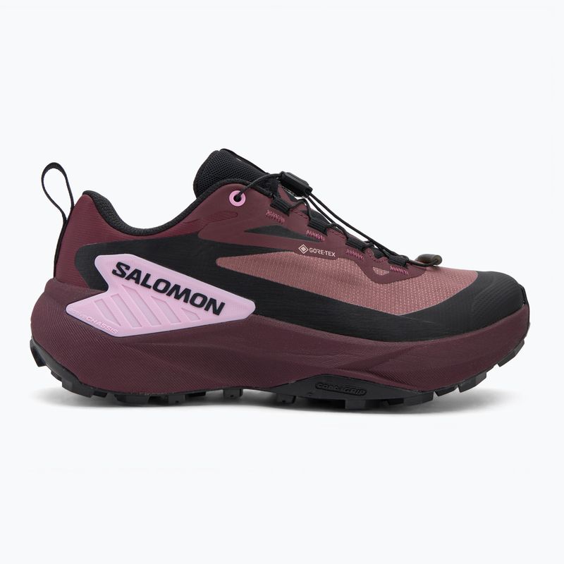 Dámske bežecké topánky Salomon Genesis GTX rose taupe/black orchid/bouquet 2