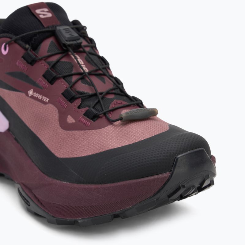 Dámske bežecké topánky Salomon Genesis GTX rose taupe/black orchid/bouquet 7