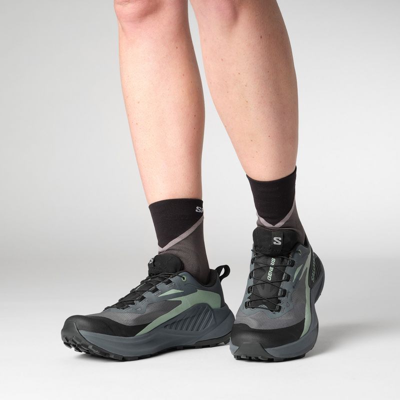 Dámske bežecké topánky Salomon Genesis GTX turbulencie/black/green milieu 3