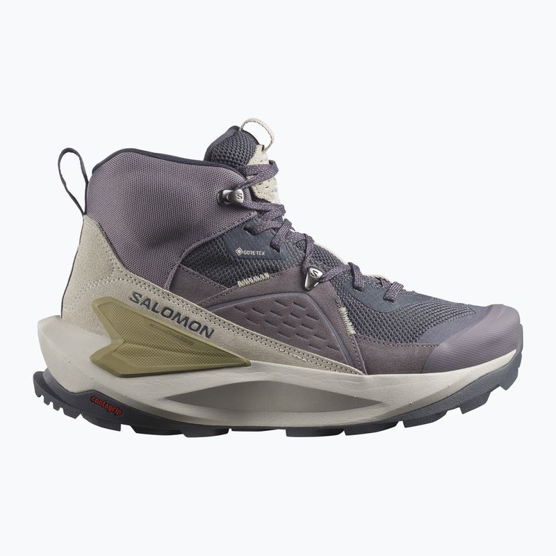 Dámske turistické topánky Salomon Elixir Mid GTX nine iron/shark/silver cloud 9