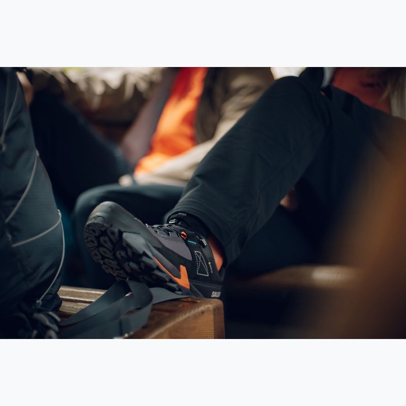 Pánske trekové topánky Salomon X Ultra Alpine GTX blue nightsts/black/red orange 13