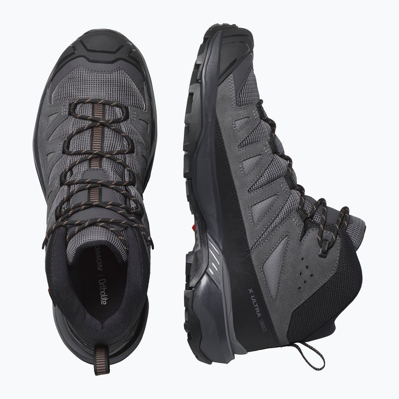 Pánske trekingové topánky Salomon X ULTRA 360 LTR MID GTX castlerock/asphalt 5