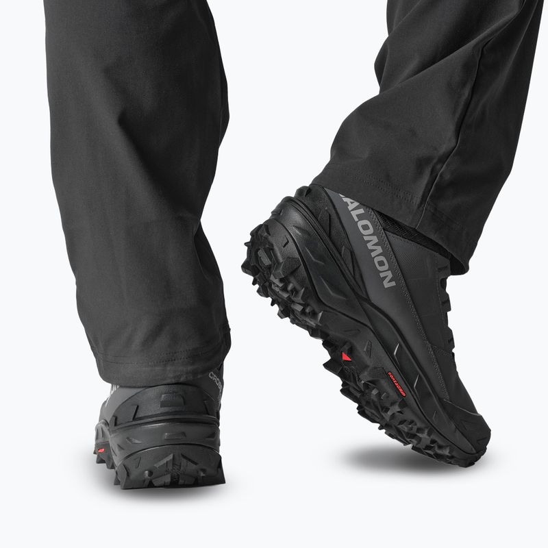 Pánske trekové topánky Salomon Crosstrak Powder WP asphalt/black/sharkskin 9