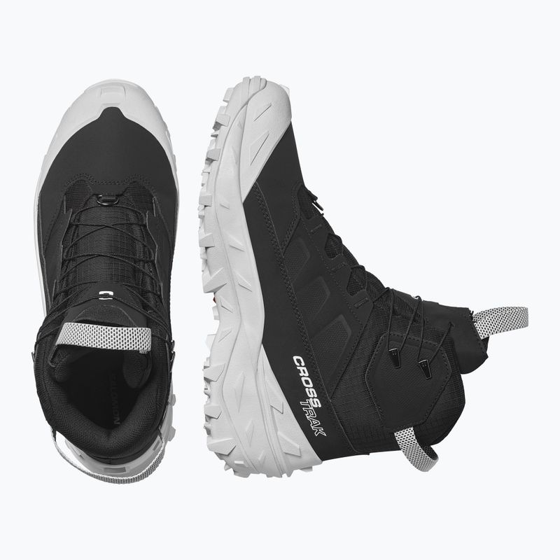 Pánske trekové topánkySalomon Crossrak Powder WP black/black/white 13