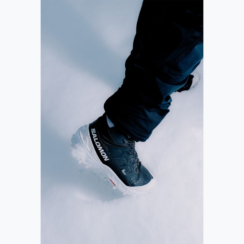 Pánske trekové topánkySalomon Crossrak Powder WP black/black/white 19