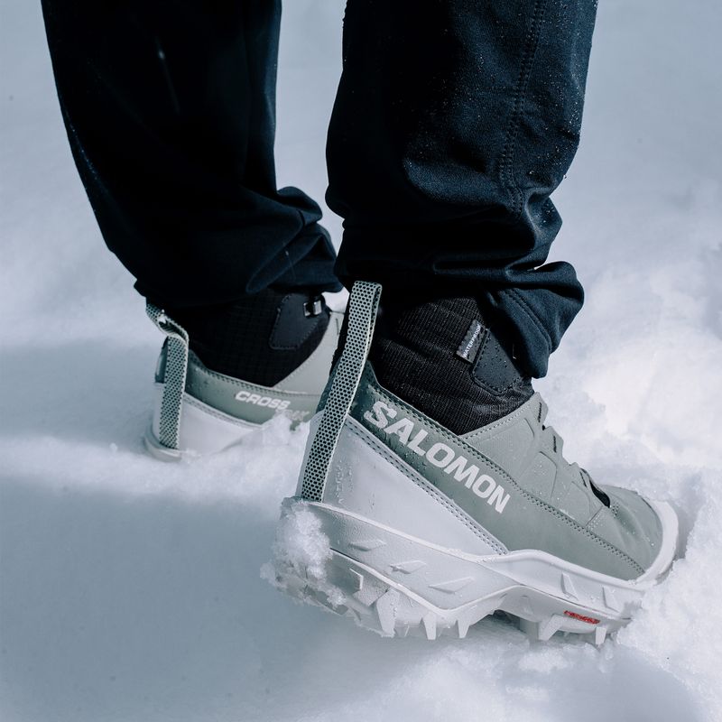 Dámske trekové topánky Salomon Crosstrak WP agave green/black/can ary green 17