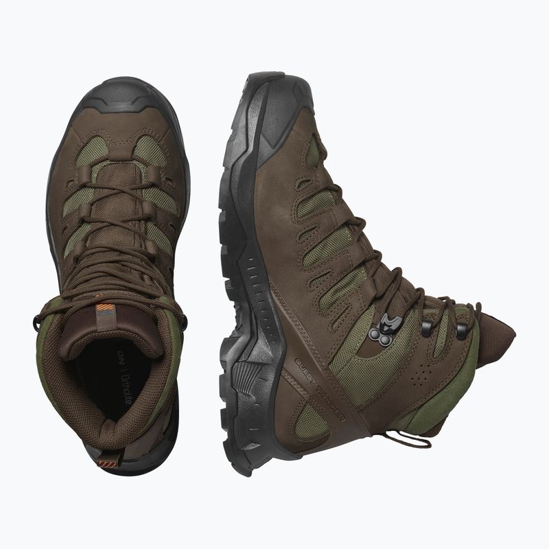 Turistické topánky Salomon Quest Tracker GTX earth brown/green/black 6