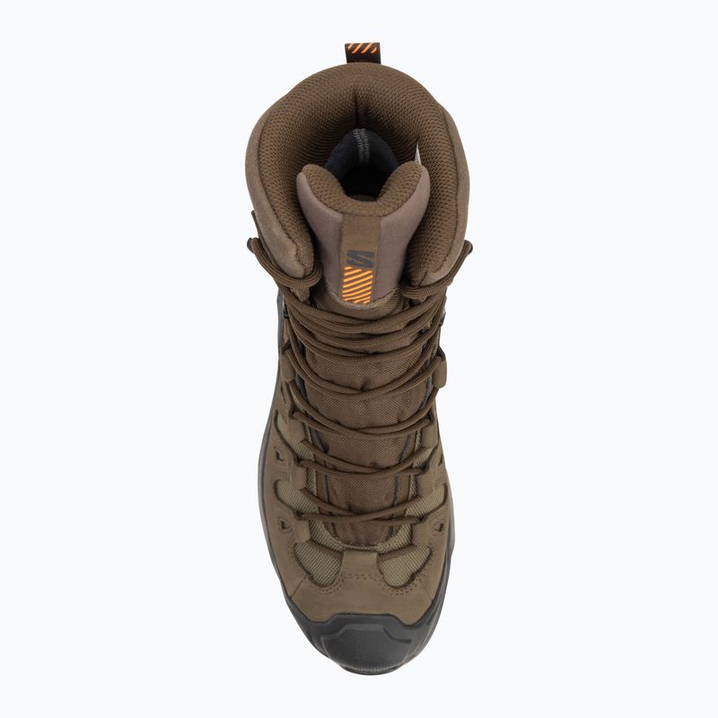 Turistické topánky Salomon Quest Tracker High GTX earth brown/green 5