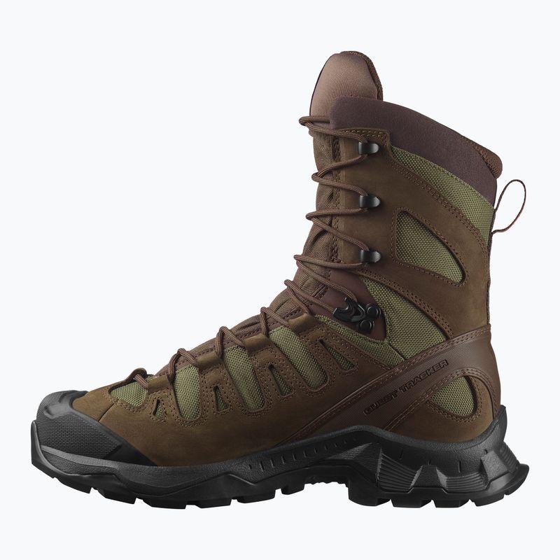 Turistické topánky Salomon Quest Tracker High GTX earth brown/green 10