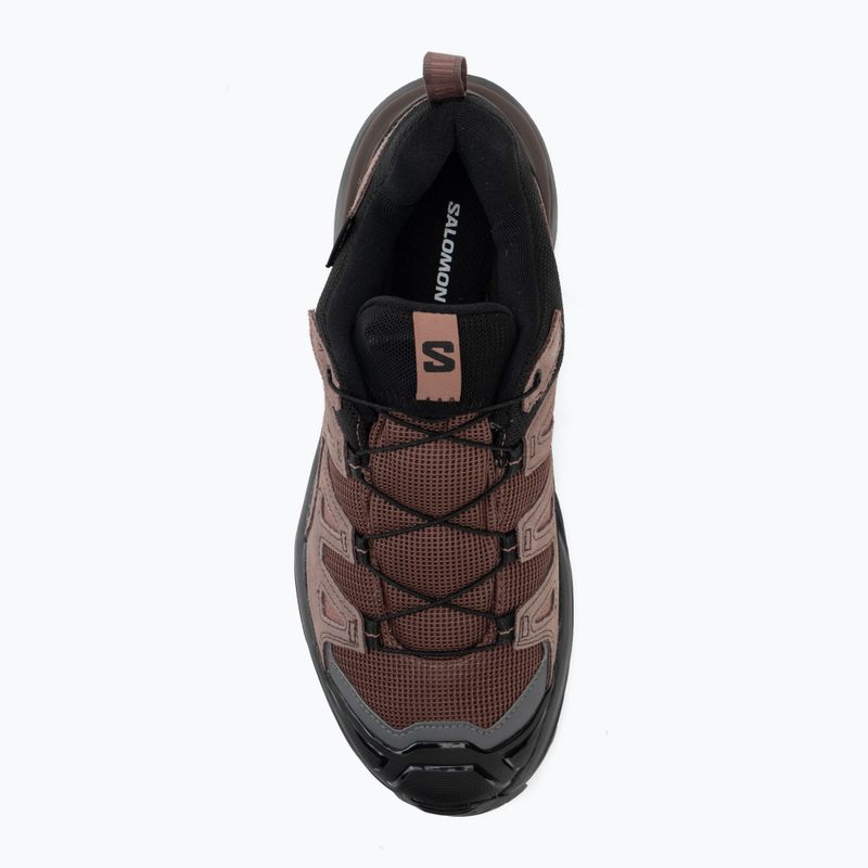 Dámske trekingové topánky Salomon X ULTRA 360 LTR GTX cognac/peppercorn/black 5