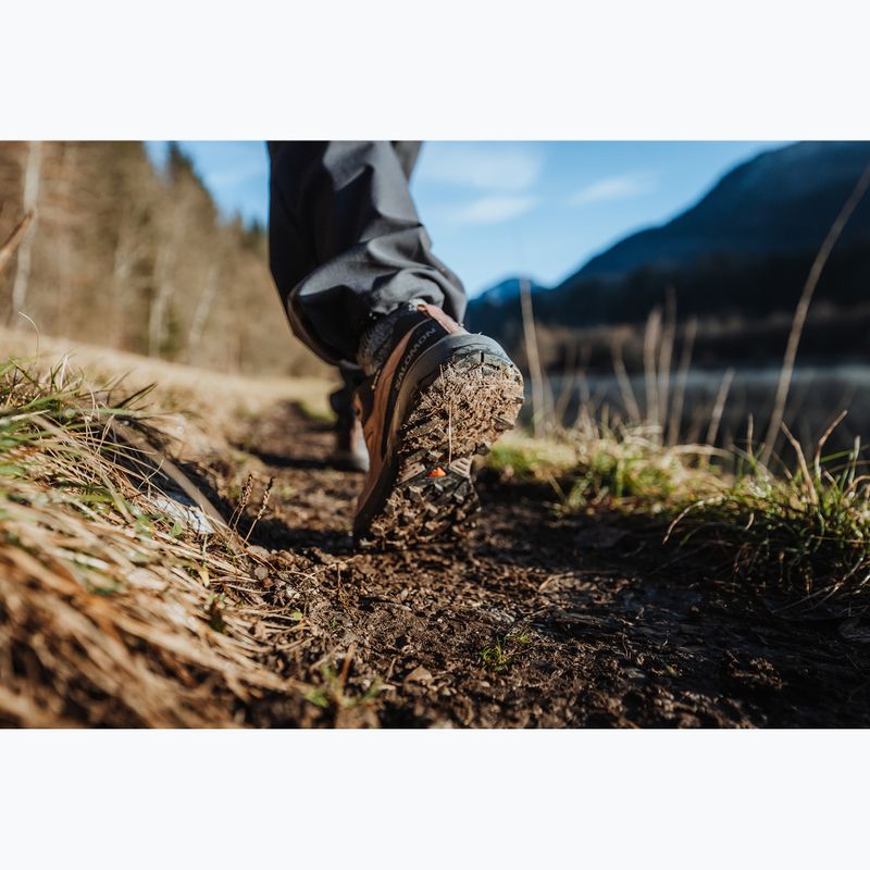 Dámske trekingové topánky Salomon X ULTRA 360 LTR GTX cognac/peppercorn/black 10