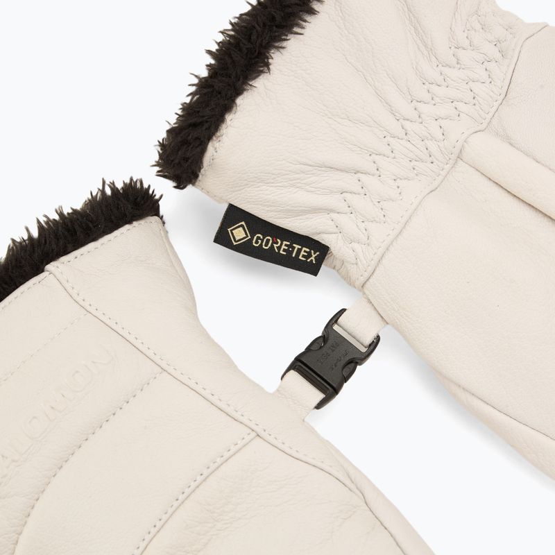 Dámske lyžiarske rukavice Salomon Native Gore -Tex white 4