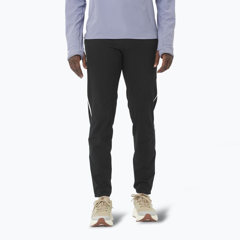 Pánske bežecké nohavice Salomon Sense Aero Stow deep black