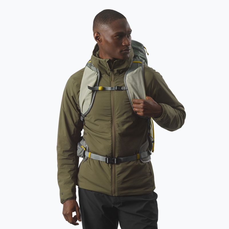 Pánsky turistický batoh Salomon Aerotrek 30 l S-M sedona sage/seagrass/nine iron 5