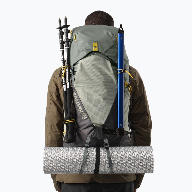 Pánsky turistický batoh Salomon Aerotrek 40 l S-M sedona sage/seagrass/nine iron 6