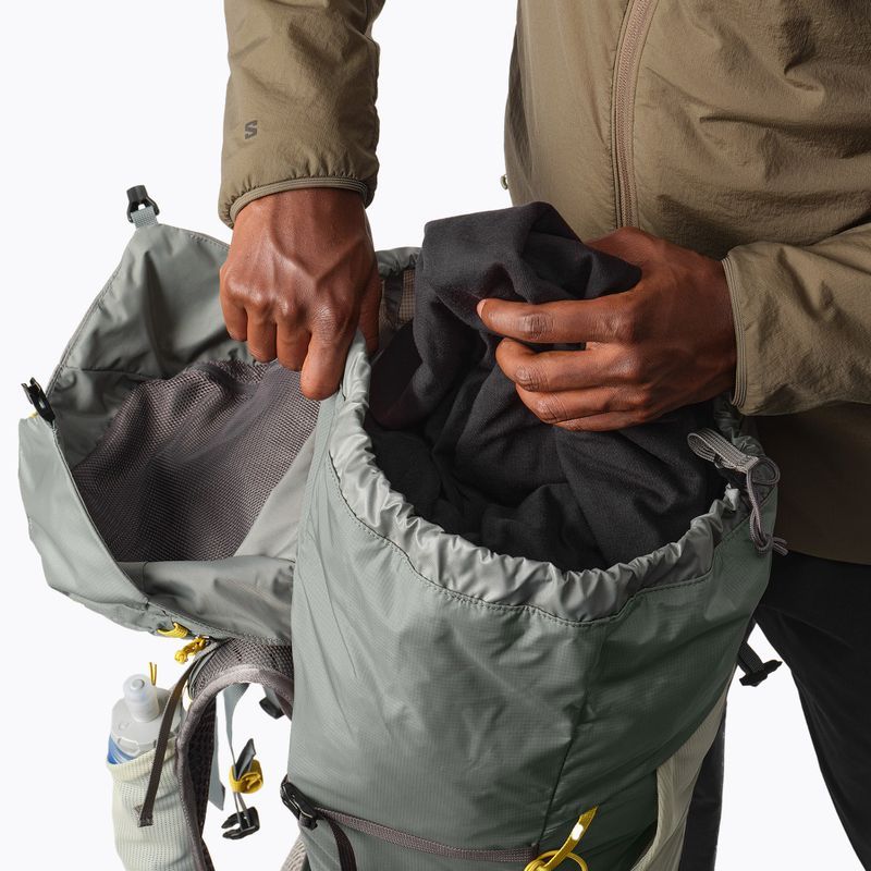 Pánsky turistický batoh Salomon Aerotrek 40 l S-M sedona sage/seagrass/nine iron 10