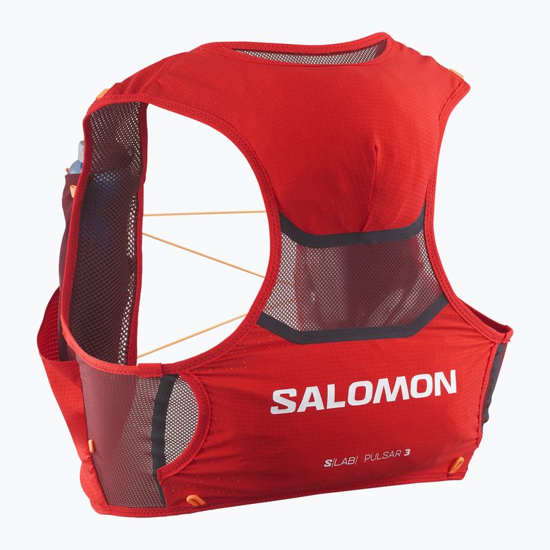 Bežecká vesta Salomon S/Lab Pulsar 3 Set fiery red/andorra/orange pop 2