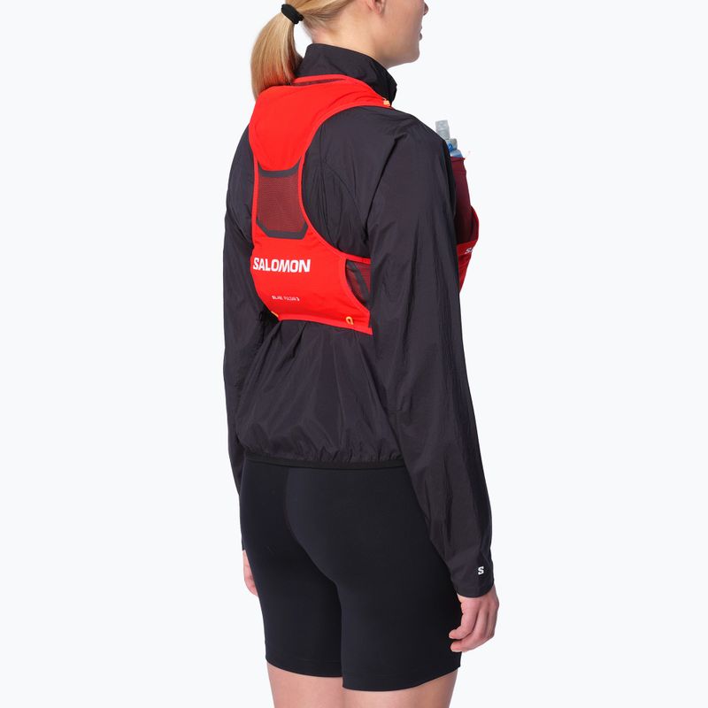 Bežecká vesta Salomon S/Lab Pulsar 3 Set fiery red/andorra/orange pop 4