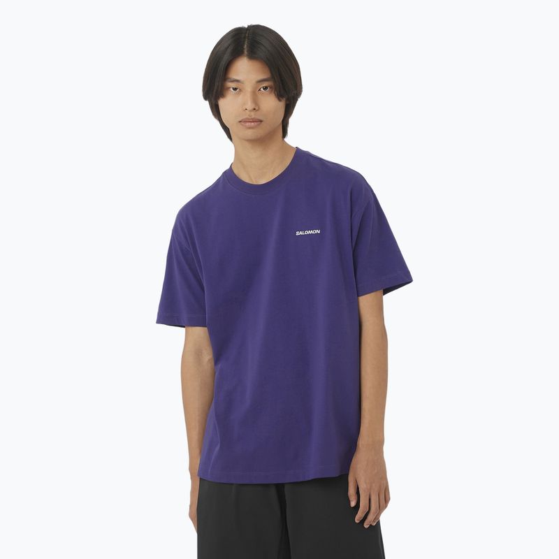 Pánske tričko Salomon Logo RX Tee astral