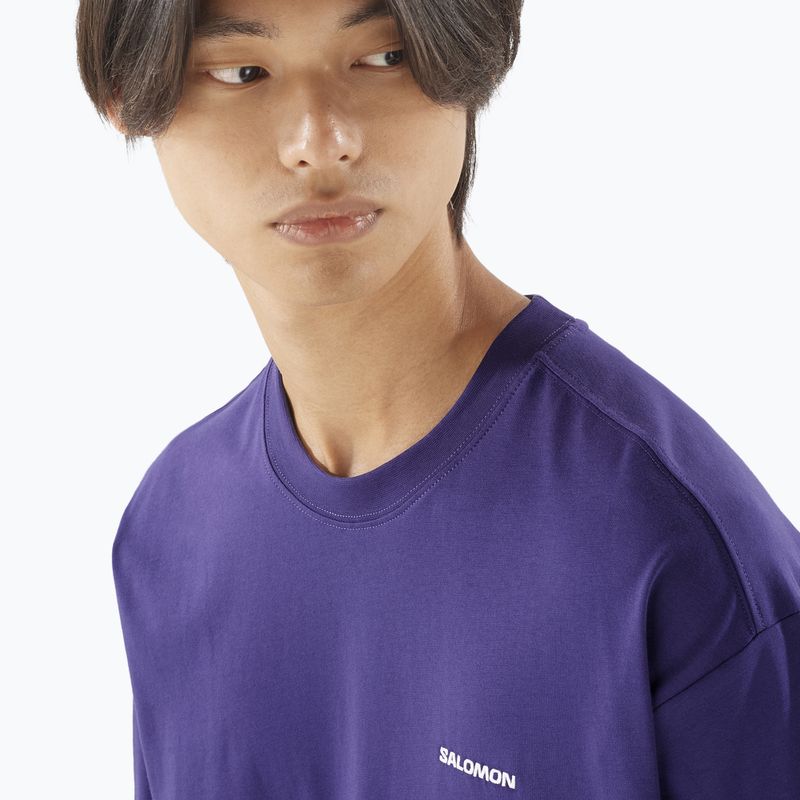 Pánske tričko Salomon Logo RX Tee astral 3