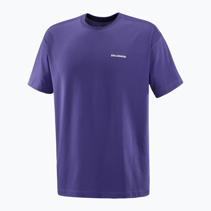Pánske tričko Salomon Logo RX Tee astral 4
