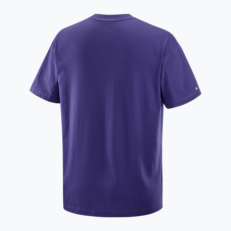 Pánske tričko Salomon Logo RX Tee astral 5