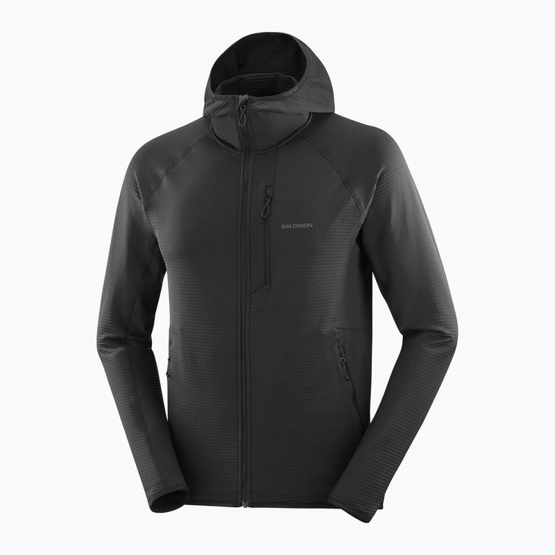 Pánska trekingová bunda Salomon Sntial Lightwarm Hybrid deep black 8