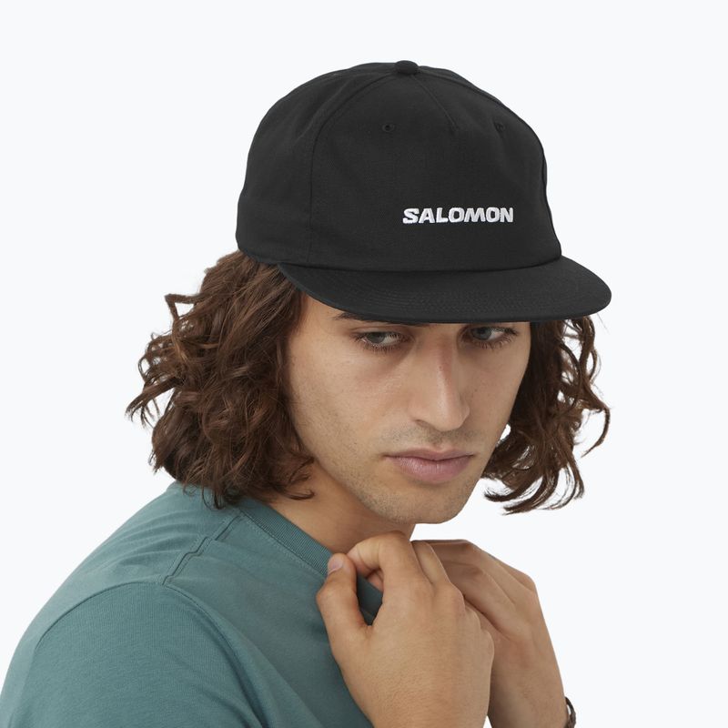 Šiltovka Salomon Flat deep black 2