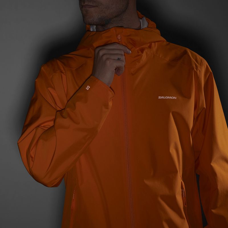 Pánska vetrovka Salomon Outscape 2L turmeric 9