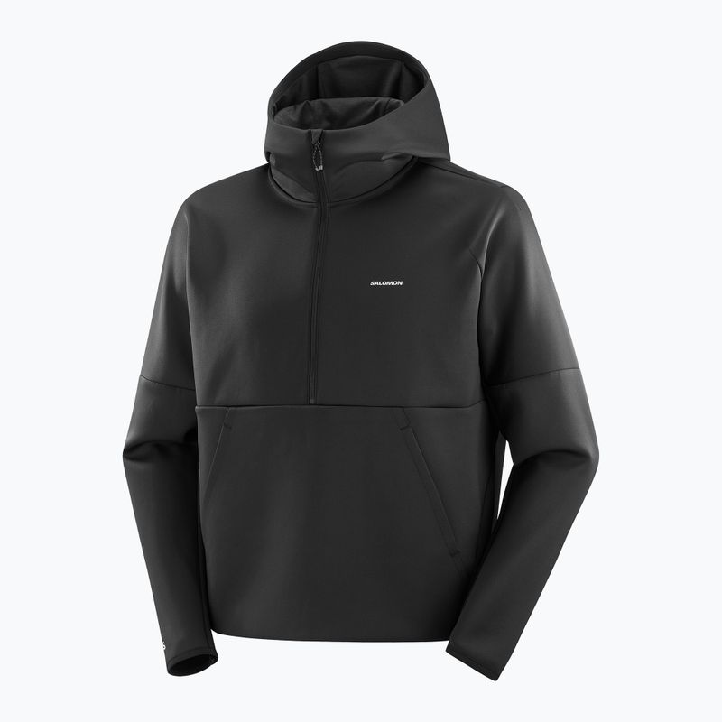 Pánska mikina Salomon SHKout Half Zip s kapucňou deep black 6