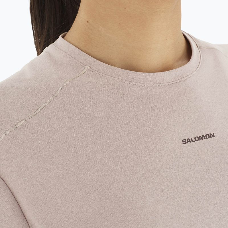 Dámske tričko Salomon Trackline Tee SS etherea 4