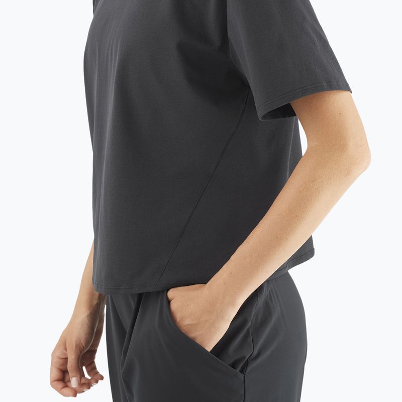 Dámske tričko Salomon Trackline Tee SS deep black 3