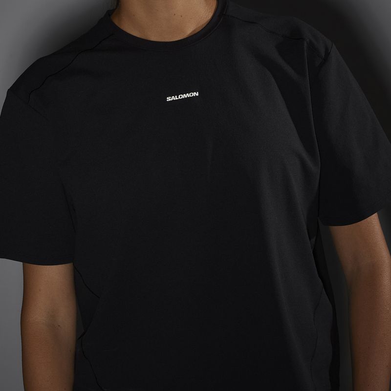 Dámske tričko Salomon Trackline Tee SS deep black 5