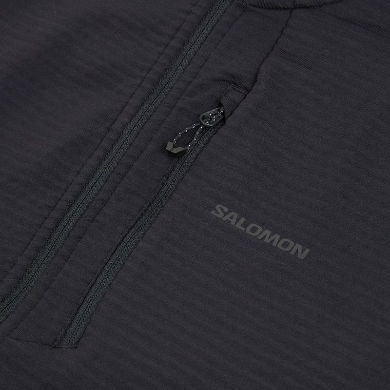 Dámska fleecová mikina Salomon Lightwarm Full Zip deep black 7