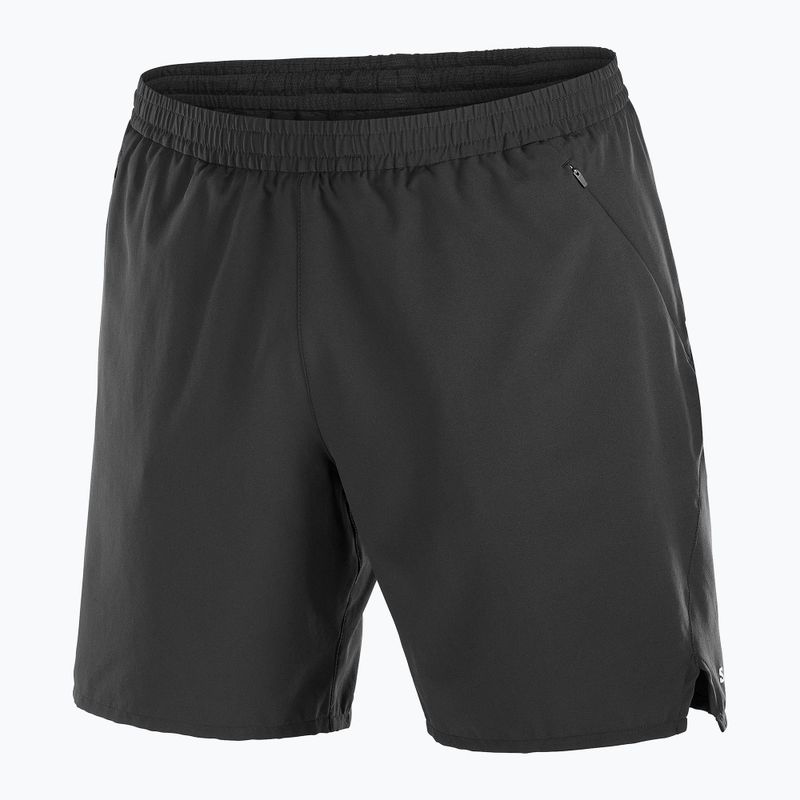 Pánske bežecké šortky Salomon Shakeout Core 2IN1 7" deep black 6