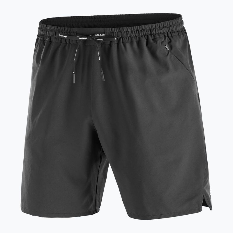 Pánske bežecké šortky Salomon SHAKEout Core 7" No Liner deep black 6